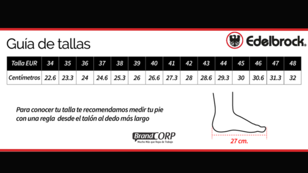 ZAPATILLA DE SEGURIDAD OUTDOOR EDELBROCK 500 - Imagen 5